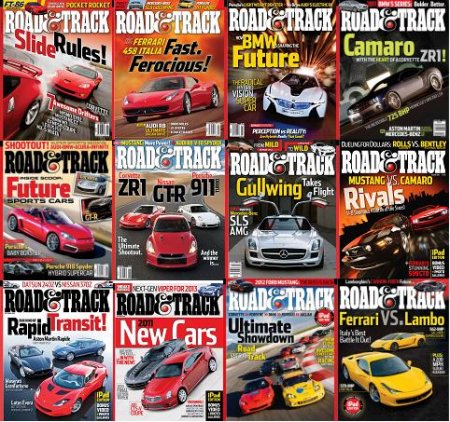 Road and Track Magazine 2010 Full Collection