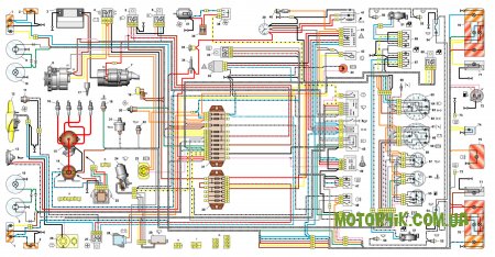 Схема электрооборудования ВАЗ